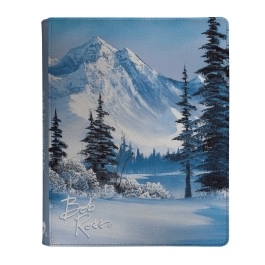 Ultra Pro Zip Pro Binder 9Pkt Bob Ross Winter Paradise - Cadets Toys & Comics