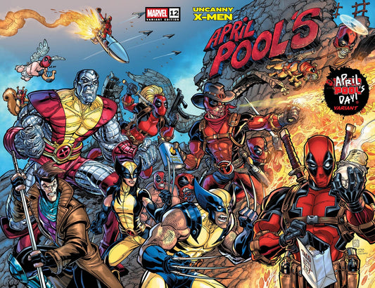 Uncanny X - Men 12 Chad Hardin April Pool'S Day Wraparound Variant - Cadets Toys & Comics