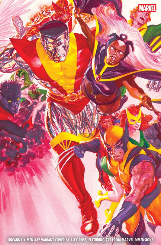 Uncanny X-Men 32 Alex Ross Marvel Dimensions Variant - Cadets Toys & Comics
