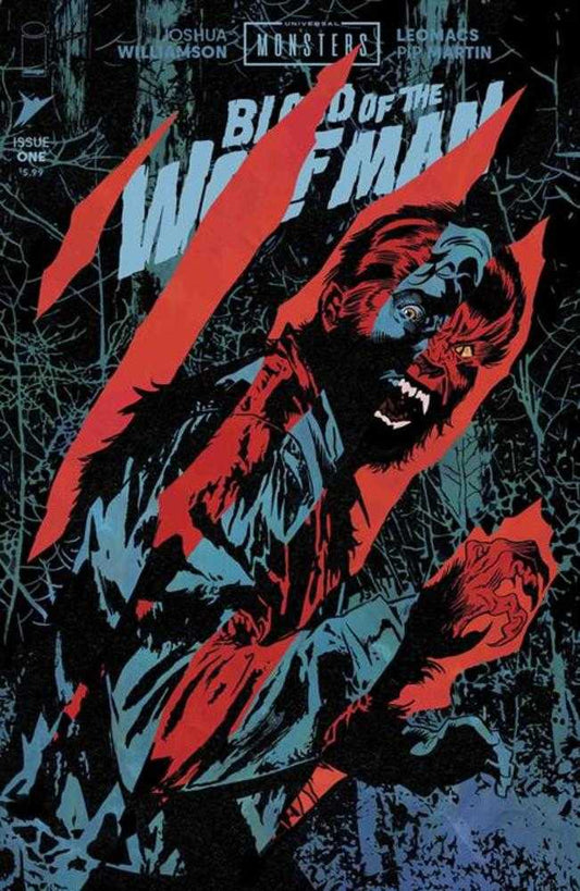 Universal Monsters Blood Of The Wolf Man 1 (Of 4) Cover I Michael Walsh Die Cut Foil Reveal Variant - Cadets Toys & Comics