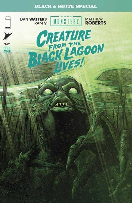 Universal Monsters Creature From The Black Lagoon Lives Black & White Special 1 (Of 2) Cover A Matthew Roberts - Cadets Toys & Comics