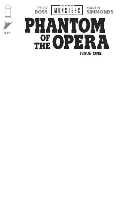 Universal Monsters Phantom Of The Opera 1 (Of 4) Cover H Blank Sketch Variant - Cadets Toys & Comics