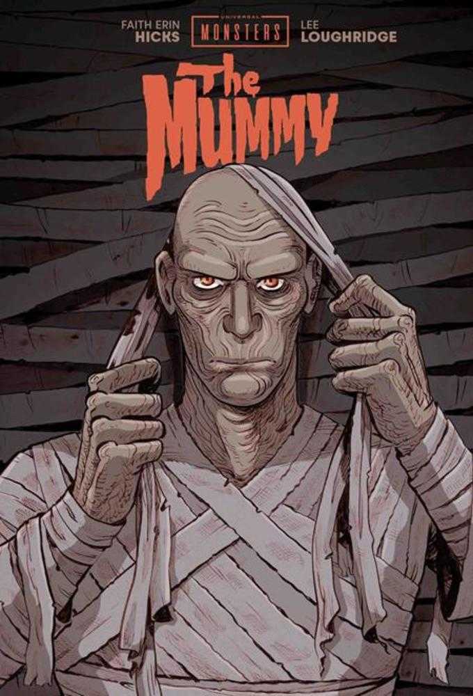 Monstruos Universales: La Momia (Tapa dura) Portada de Faith Erin Hicks y Lee Loughridge
