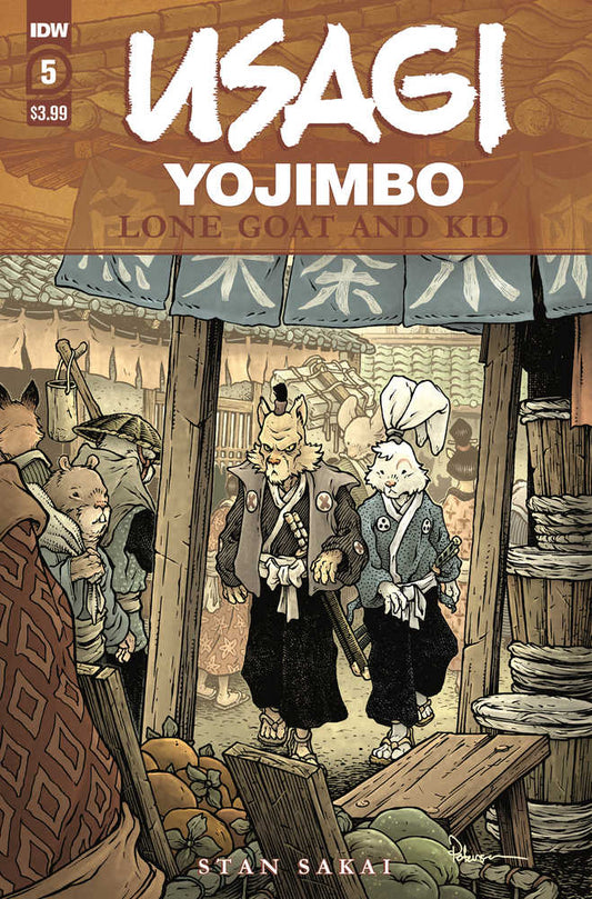 Usagi Yojimbo Lone Goat & Kid 5 (Of 6) - Cadets Toys & Comics