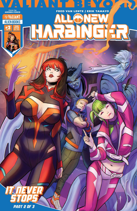 Valiant Beyond: All New Harbinger 5 It Never Stops 2 Cover A (Ponce) - Cadets Toys & Comics