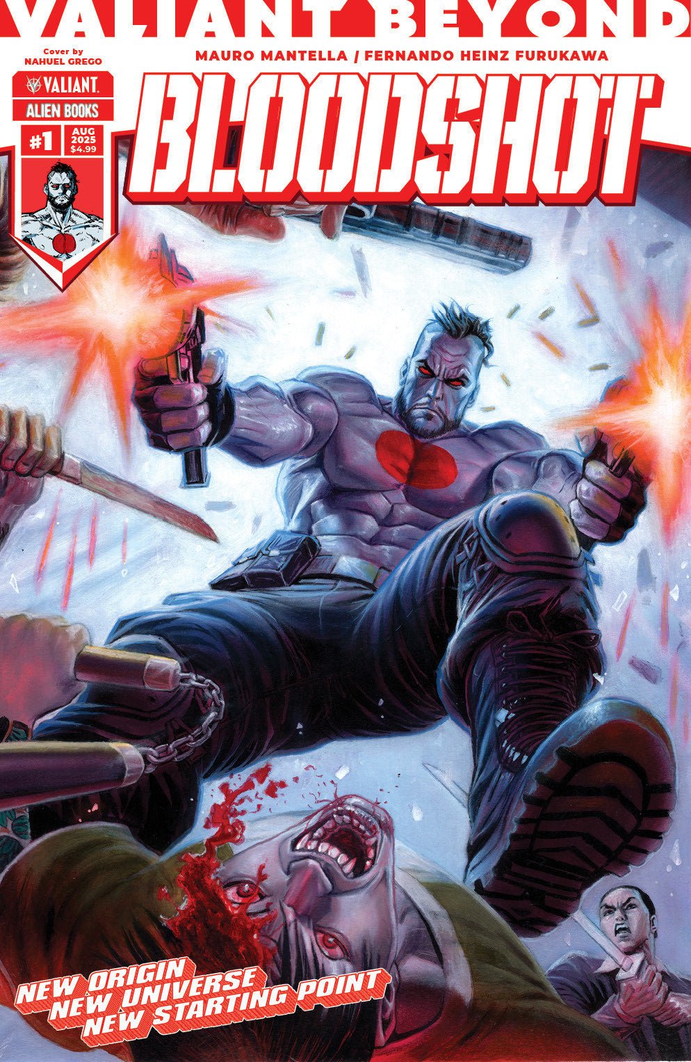 Valiant Beyond: Bloodshot #1 Variante B (Variante envolvente de Grego)