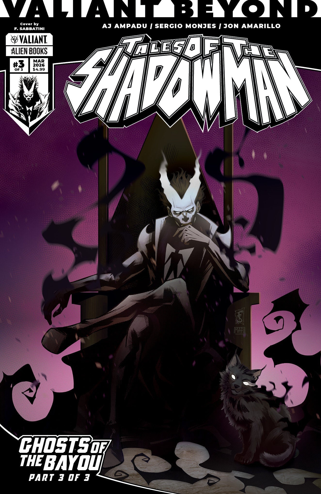 Valiant Beyond: Tales Of The Shadowman 6 Ghosts Of The Bayou 3 Cover A (Sabbatini) - Cadets Toys & Comics