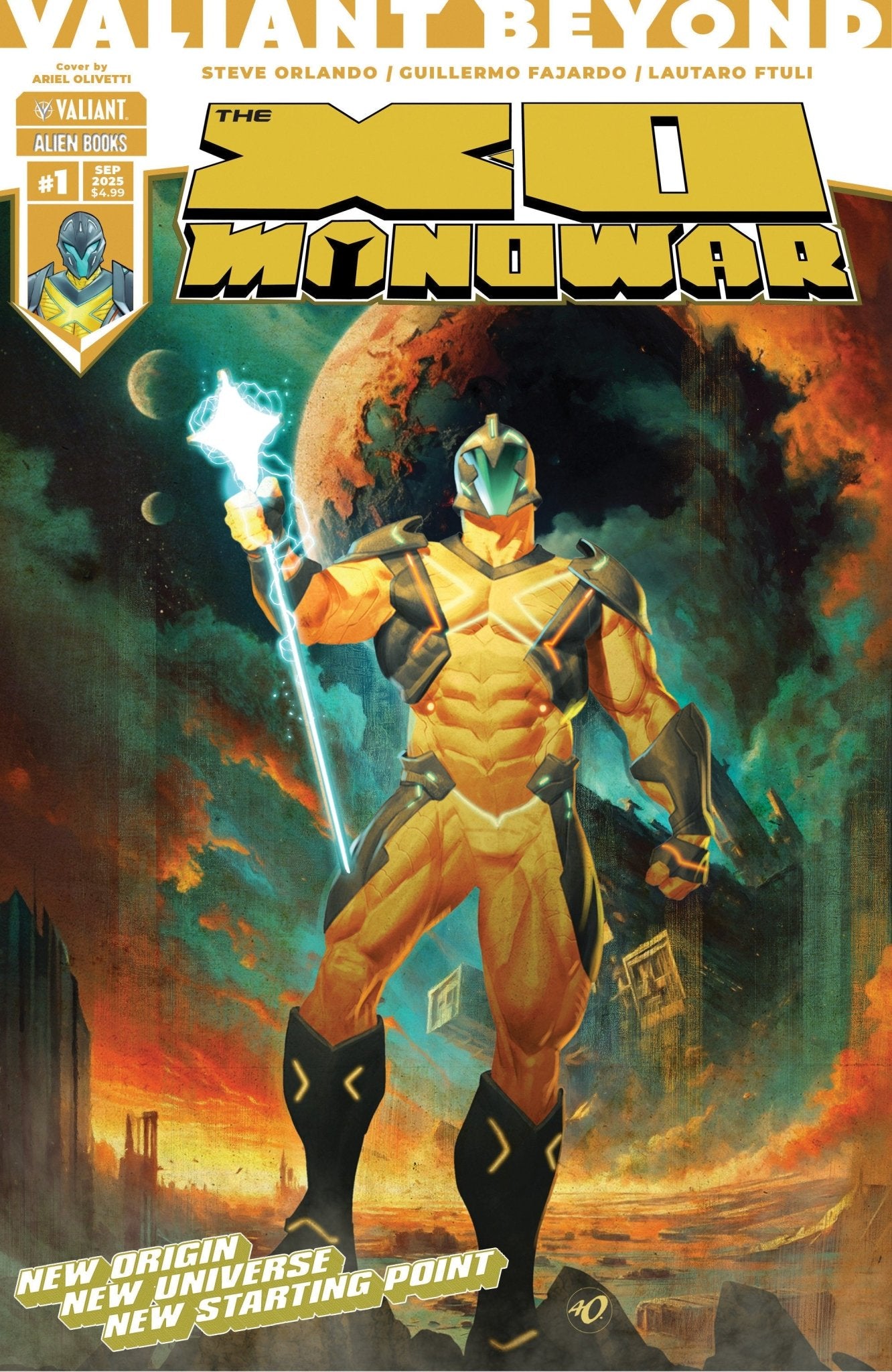 Valiant Beyond: The XO Manowar #1 Portada A (Olivetti)