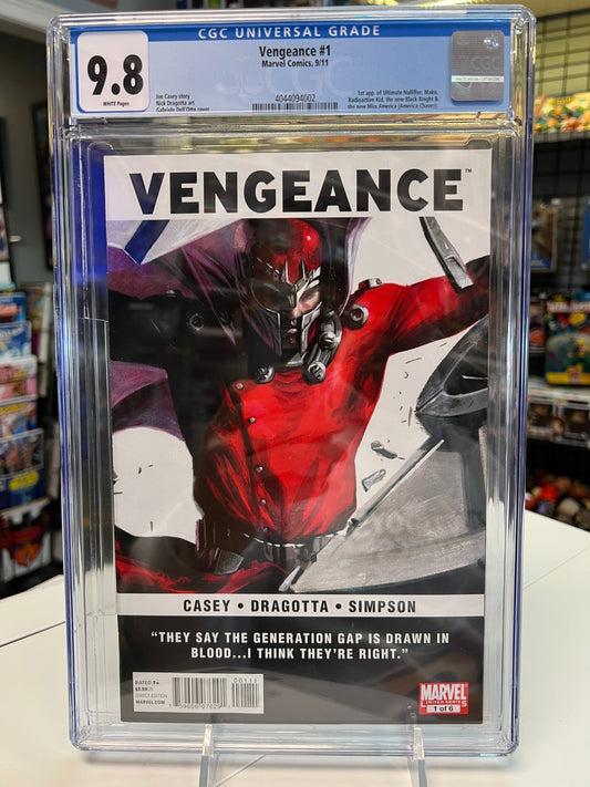 Vengeance 1A - CGC 9.8 - Cadets Toys & Comics