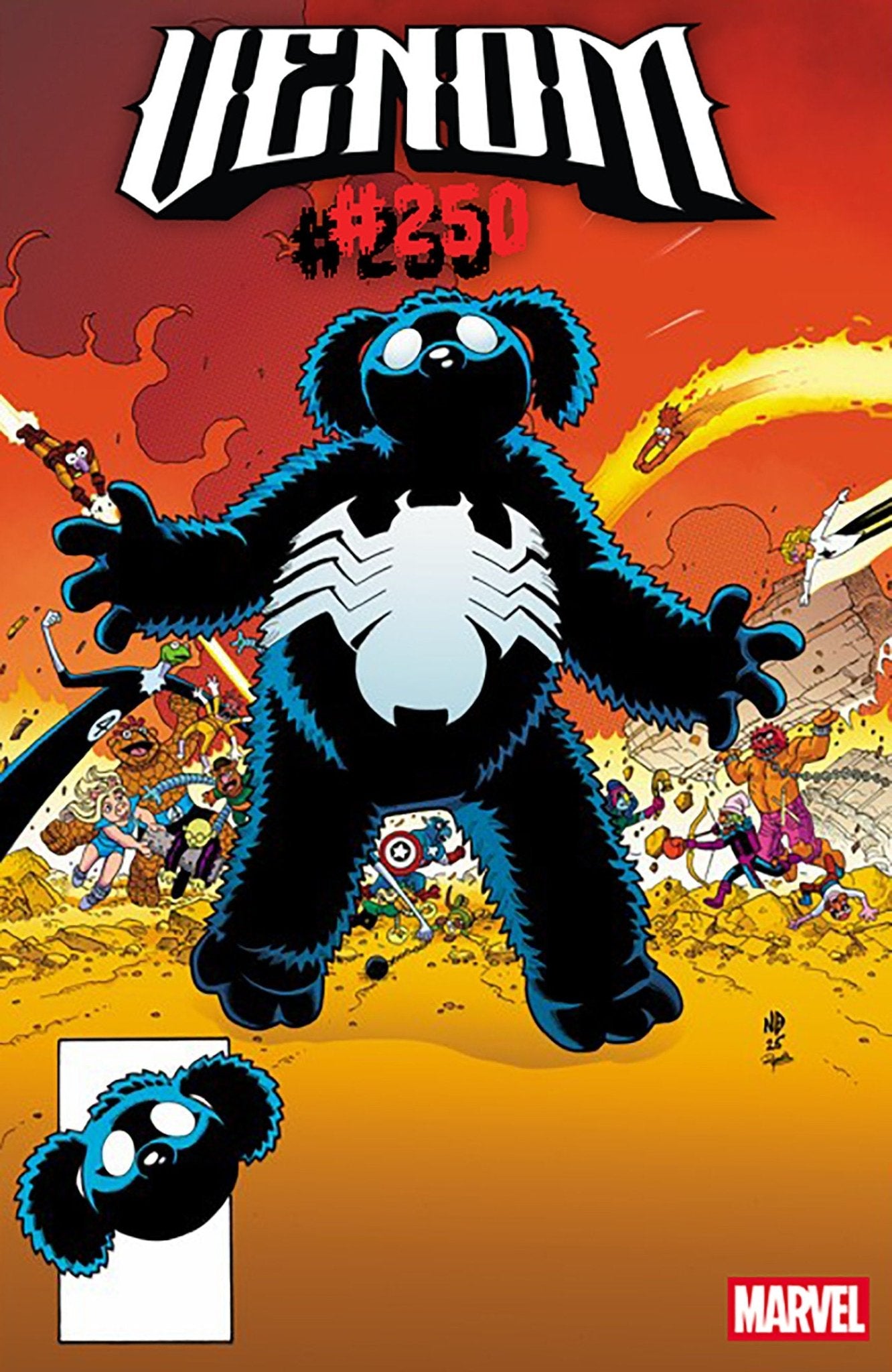 Venom #250 Nick Bradshaw Variante de los Muppets