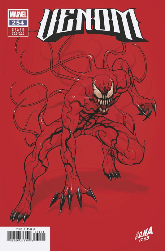 Venom 254 David Nakayama Color Block Red Variant - Cadets Toys & Comics