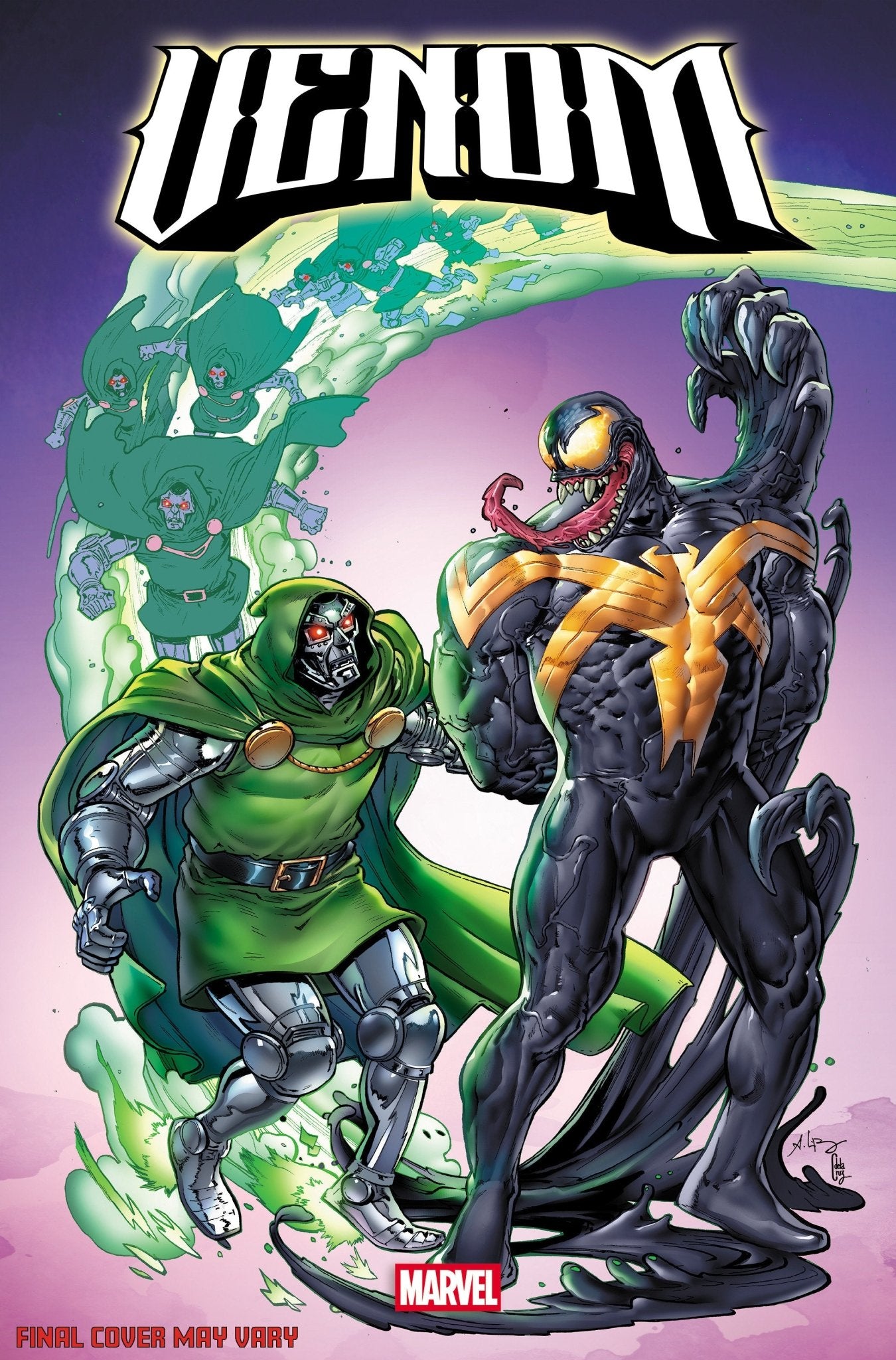 Venom 255 Andrei Bressan Doom Homage Variant [Ds] - Cadets Toys & Comics