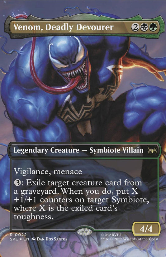 Venom 258 Dan Dos Santos Magic: The Gathering Variant - Cadets Toys & Comics