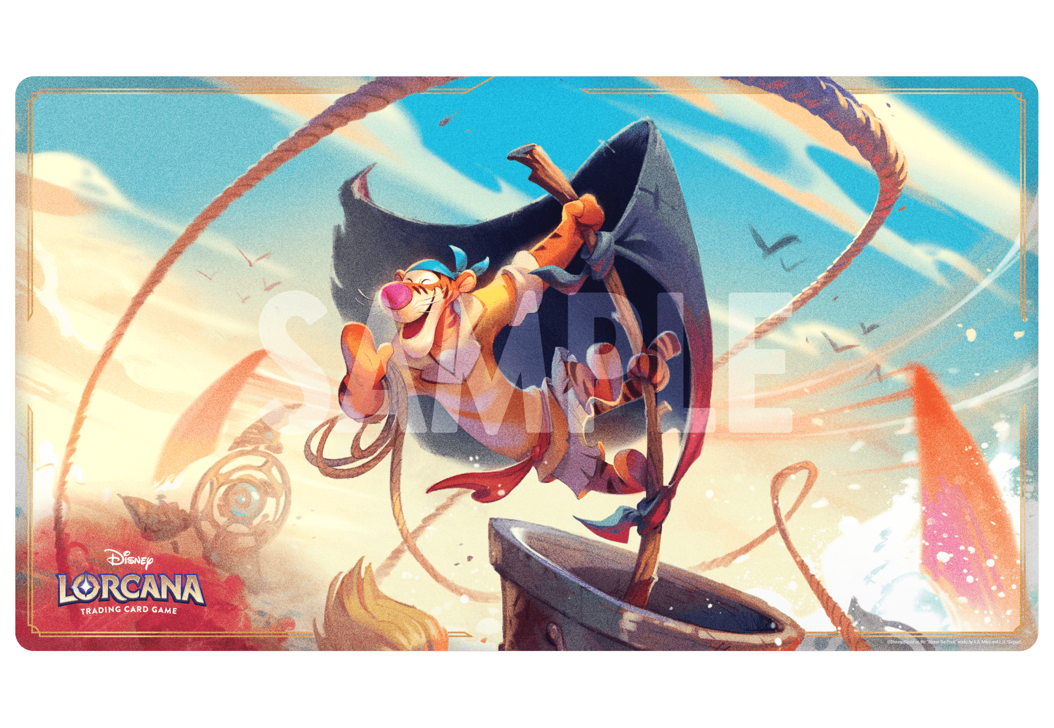 View Larger Lorcana TCG: Archazia's Island Playmat - Tigger, In the Crow's Nest - Cadets Toys & Comics
