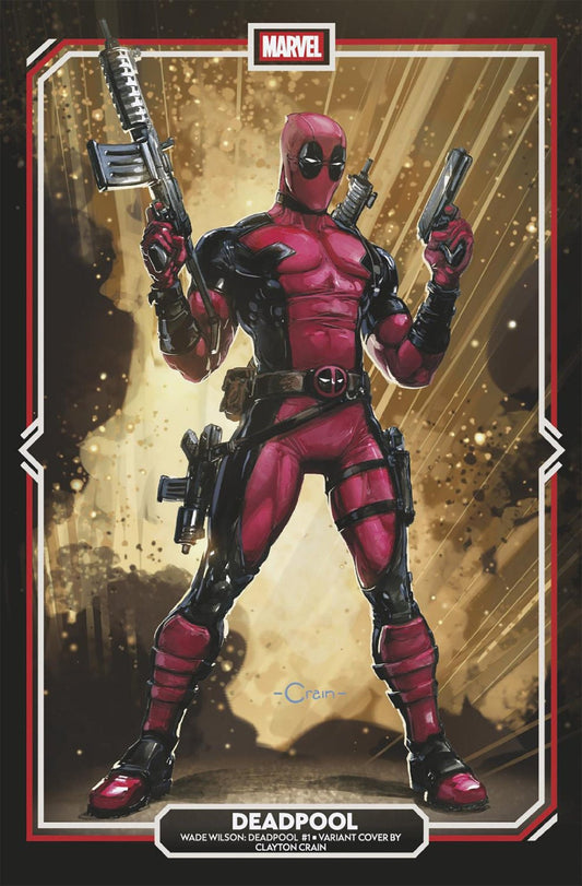 Wade Wilson: Deadpool 1 Clayton Crain Variant - Cadets Toys & Comics