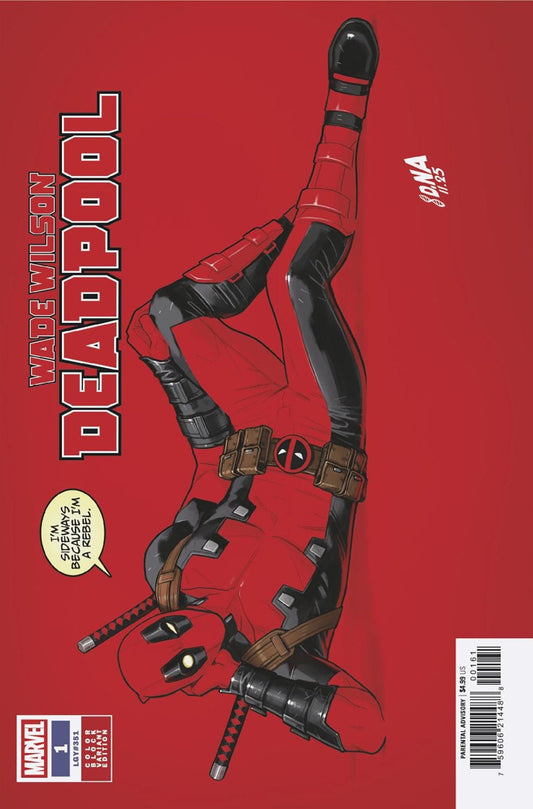Wade Wilson: Deadpool 1 David Nakayama Color Block Red Variant - Cadets Toys & Comics