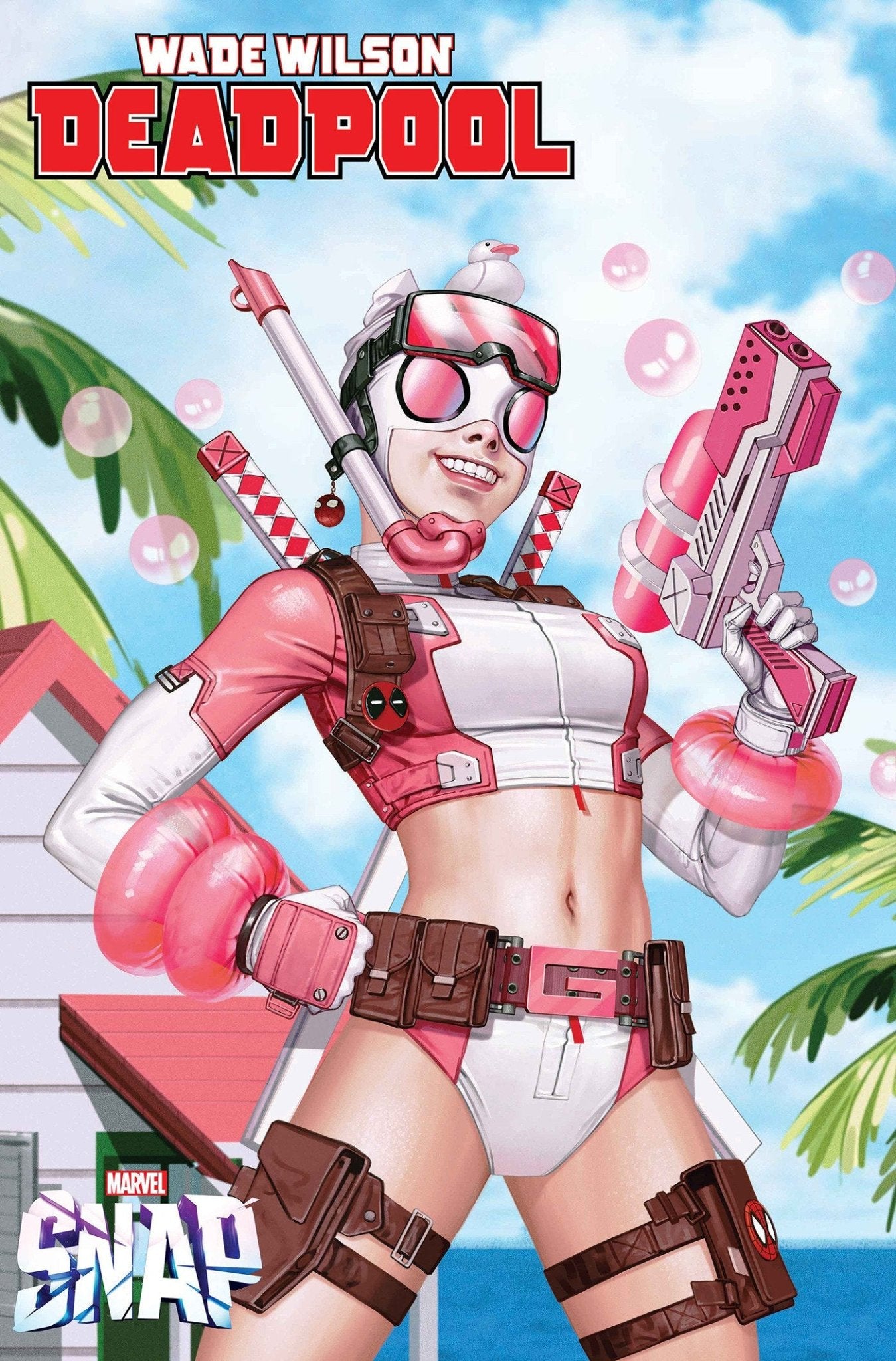 Wade Wilson: Deadpool 6 Inhyuk Lee Marvel Snap Swimsuit Variant - Cadets Toys & Comics