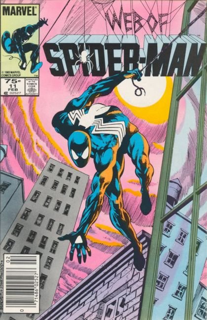 Web of Spider-Man, Vol. 1 #11B (Edición de quiosco) — ¿Has visto... ...a ese justiciero?