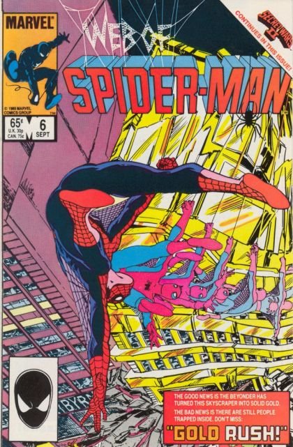 Web of Spider-Man, Vol. 1 #6 (Edición Directa) — Fiebre del Oro / El Enemigo Interior