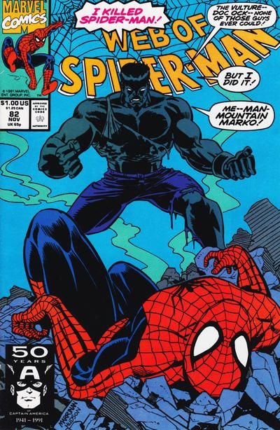 Web of Spider-Man, Vol. 1 #82 (Edición Directa) — ¡A tope!