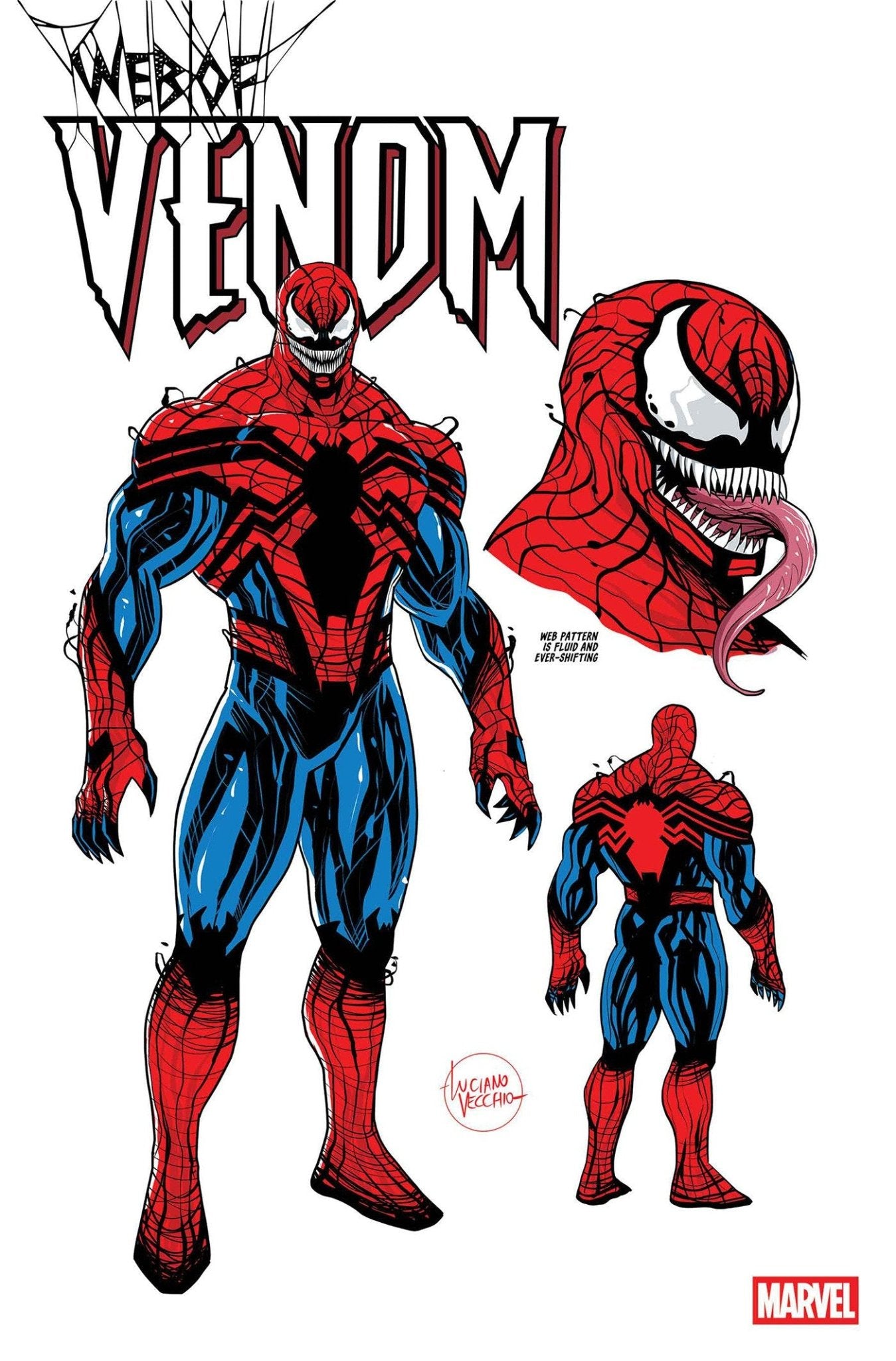 Web Of Venom 1 Luciano Vecchio Design Variant - Cadets Toys & Comics