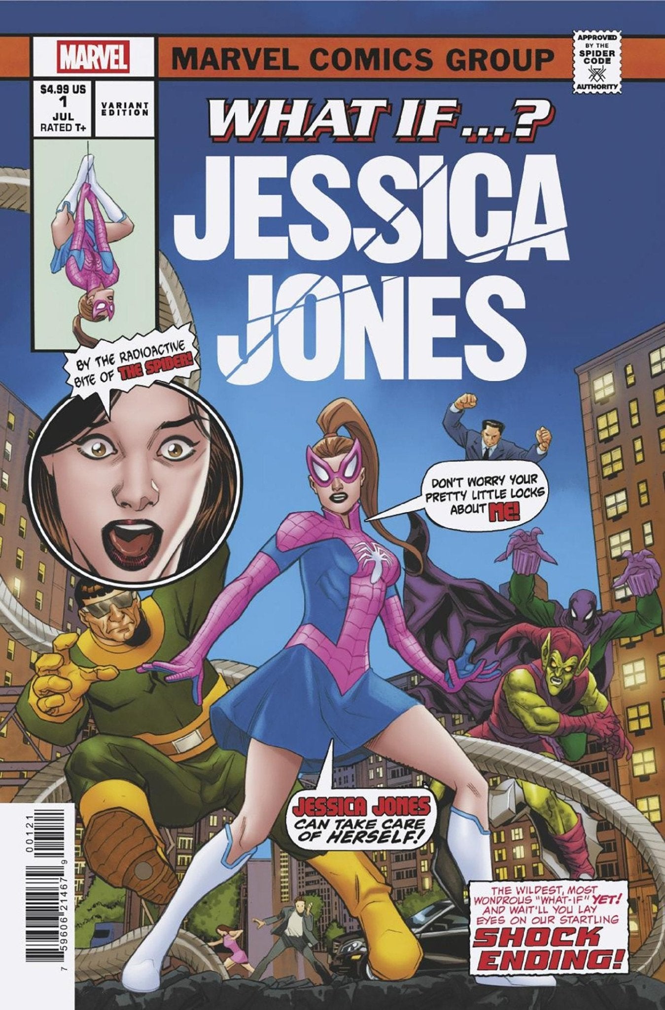 What If...? Jessica Jones 1 David Messina Homage Variant - Cadets Toys & Comics