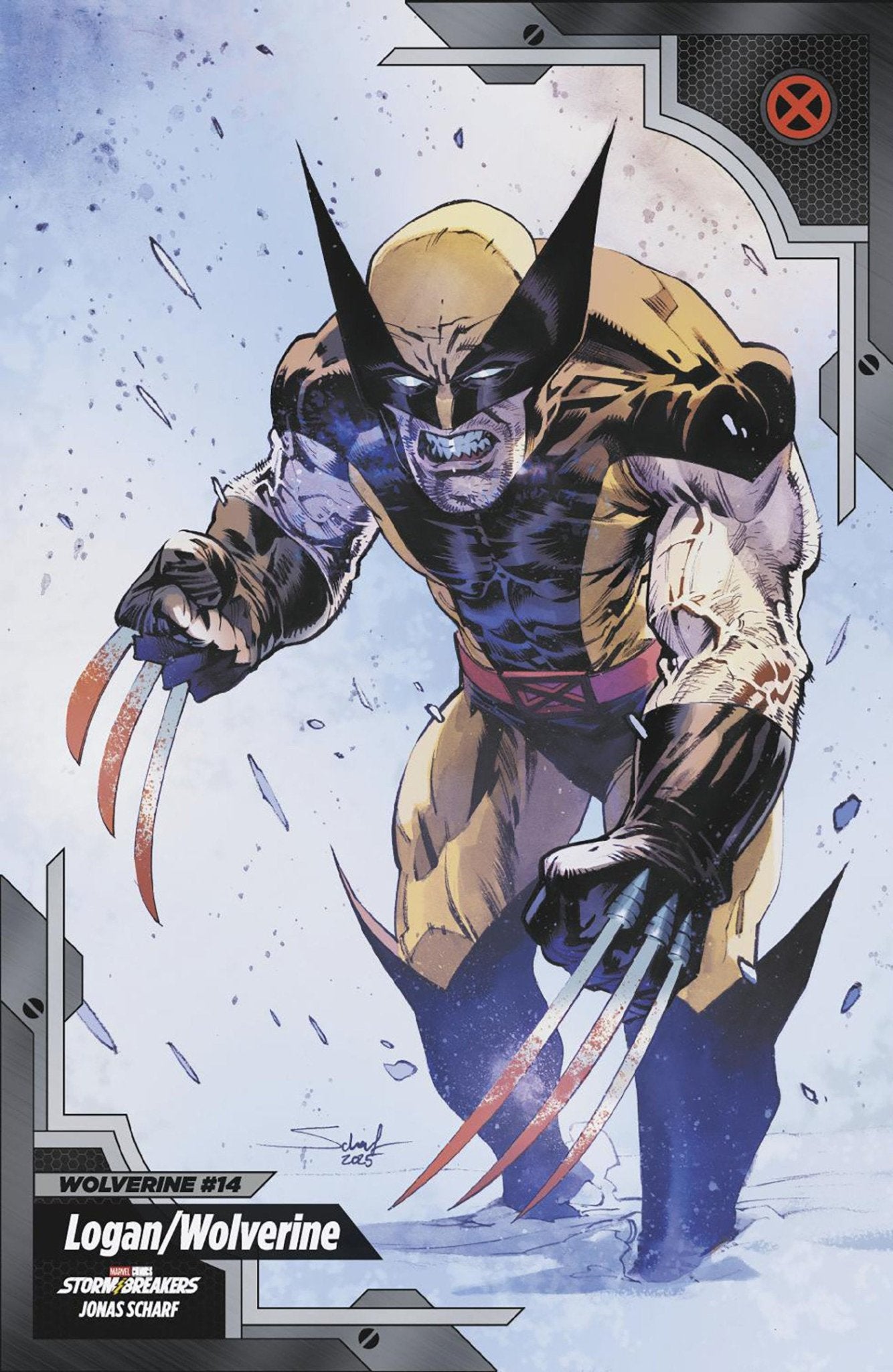 Wolverine 14 Jonas Scharf X - Men Trading Card Variant - Cadets Toys & Comics