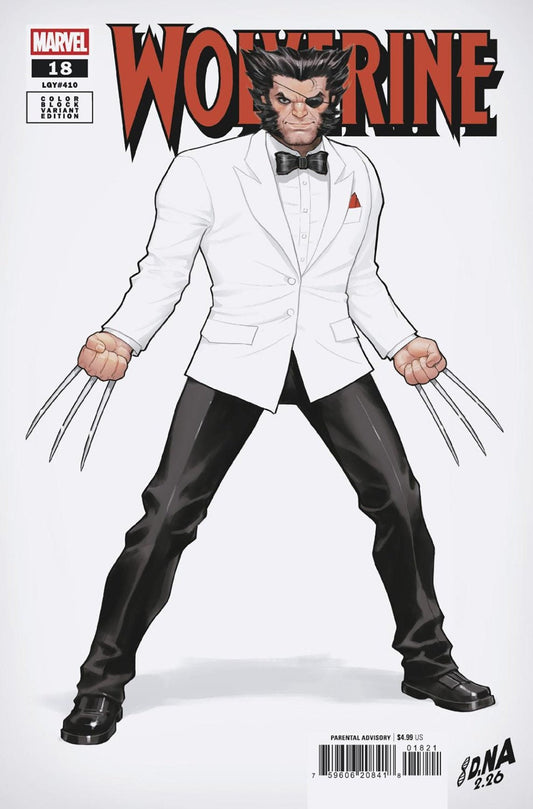 Wolverine 18 David Nakayama Color Block White Variant - Cadets Toys & Comics