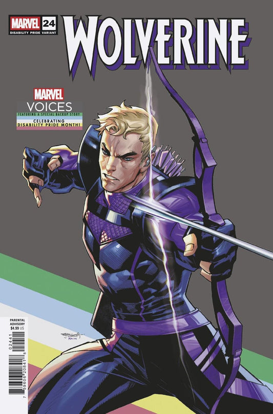Wolverine 24 Stephen Segovia Disability Pride Variant - Cadets Toys & Comics