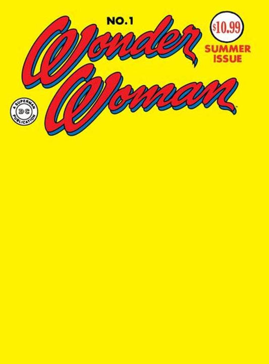 Wonder Woman 1 Facsimile Edition Cover B Blank Card Stock Variant (2026 Edition) - Cadets Toys & Comics