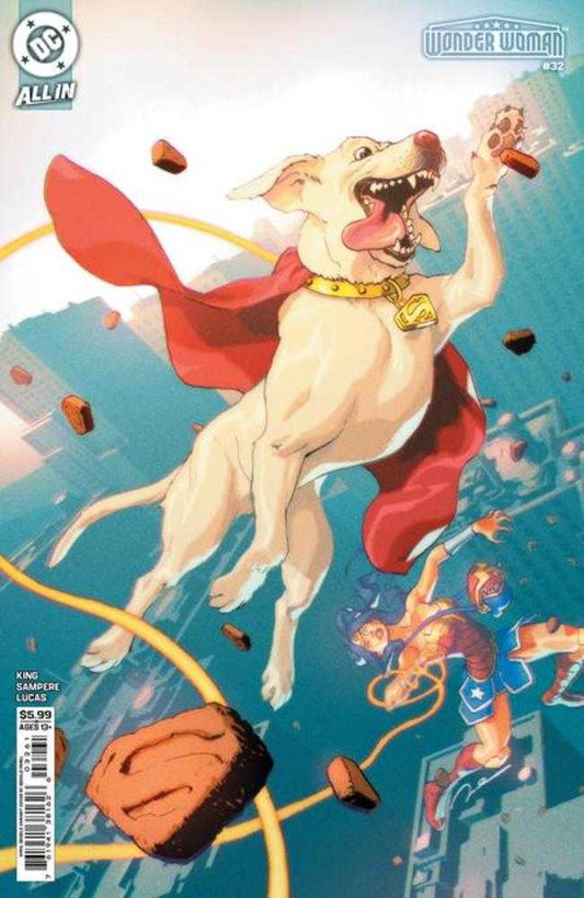Wonder Woman 32 Cover F Gerald Parel April Drools Card Stock Variant - Cadets Toys & Comics