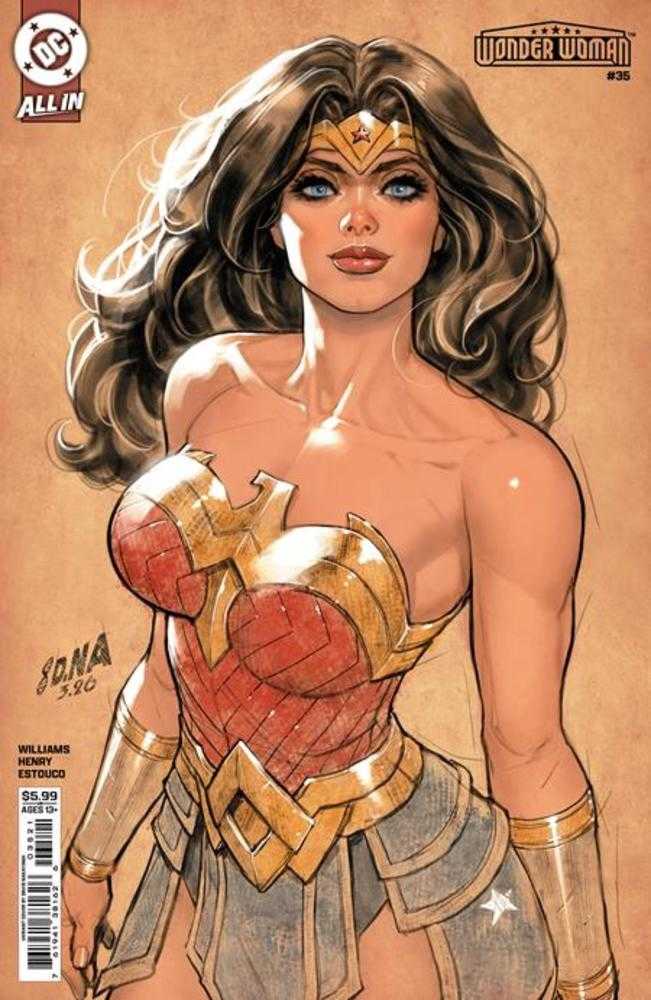 Wonder Woman 35 Cover B David Nakayama Card Stock Variant - Cadets Toys & Comics