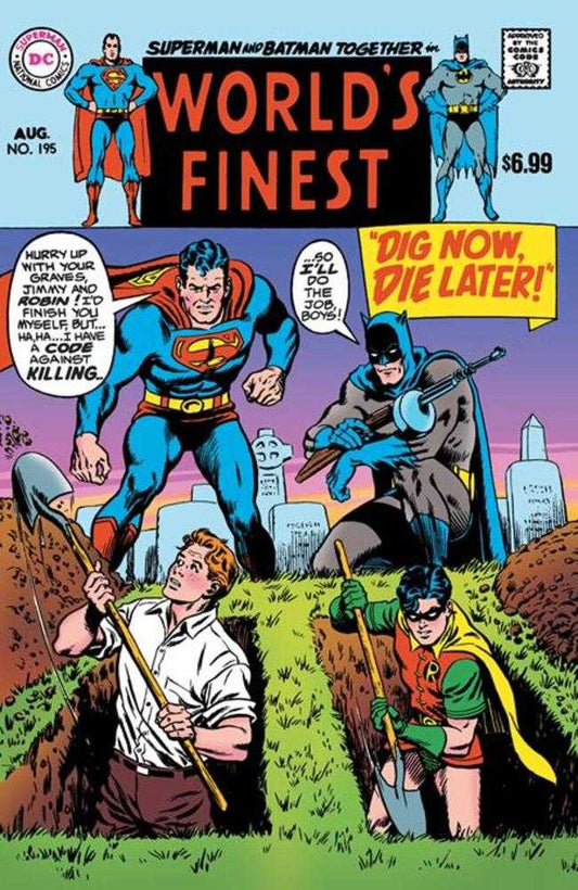 Worlds Finest Comics 195 Facsimile Edition Cover C Curt Swan Foil Variant - Cadets Toys & Comics