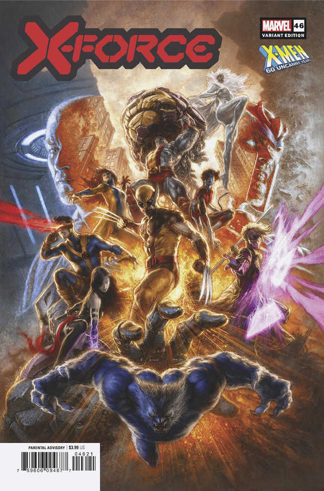X - Force 46 Mauro Cascioli X - Men 60th Variant [Fall] - Cadets Toys & Comics