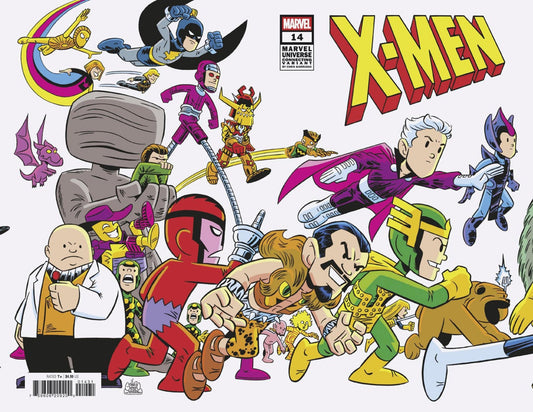 X - Men 14 Chris Giarrusso Marvel Universe Connecting Wrap Variant G - Cadets Toys & Comics