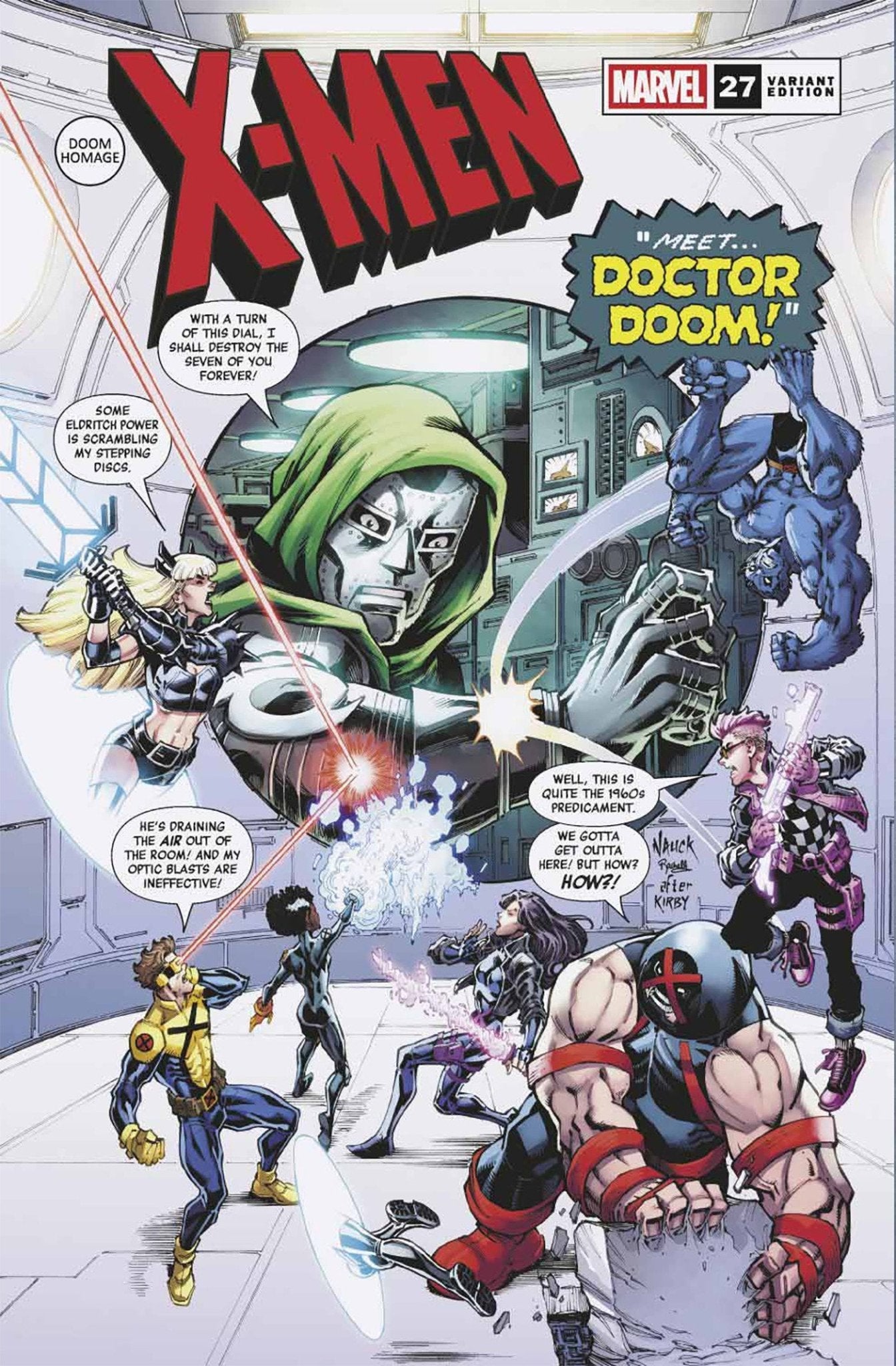 X - Men 27 Todd Nauck Doom Homage Variant - Cadets Toys & Comics