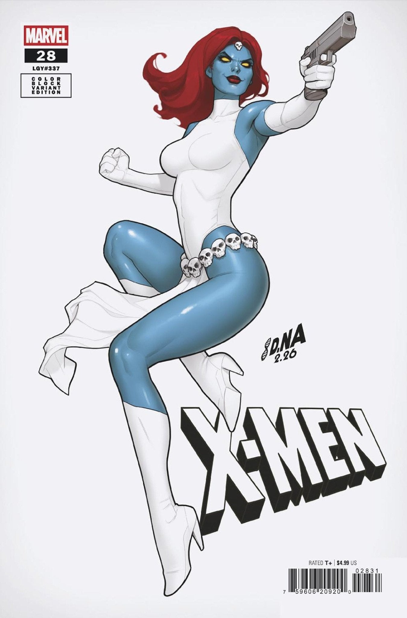 X - Men 28 David Nakayama Color Block White Variant - Cadets Toys & Comics
