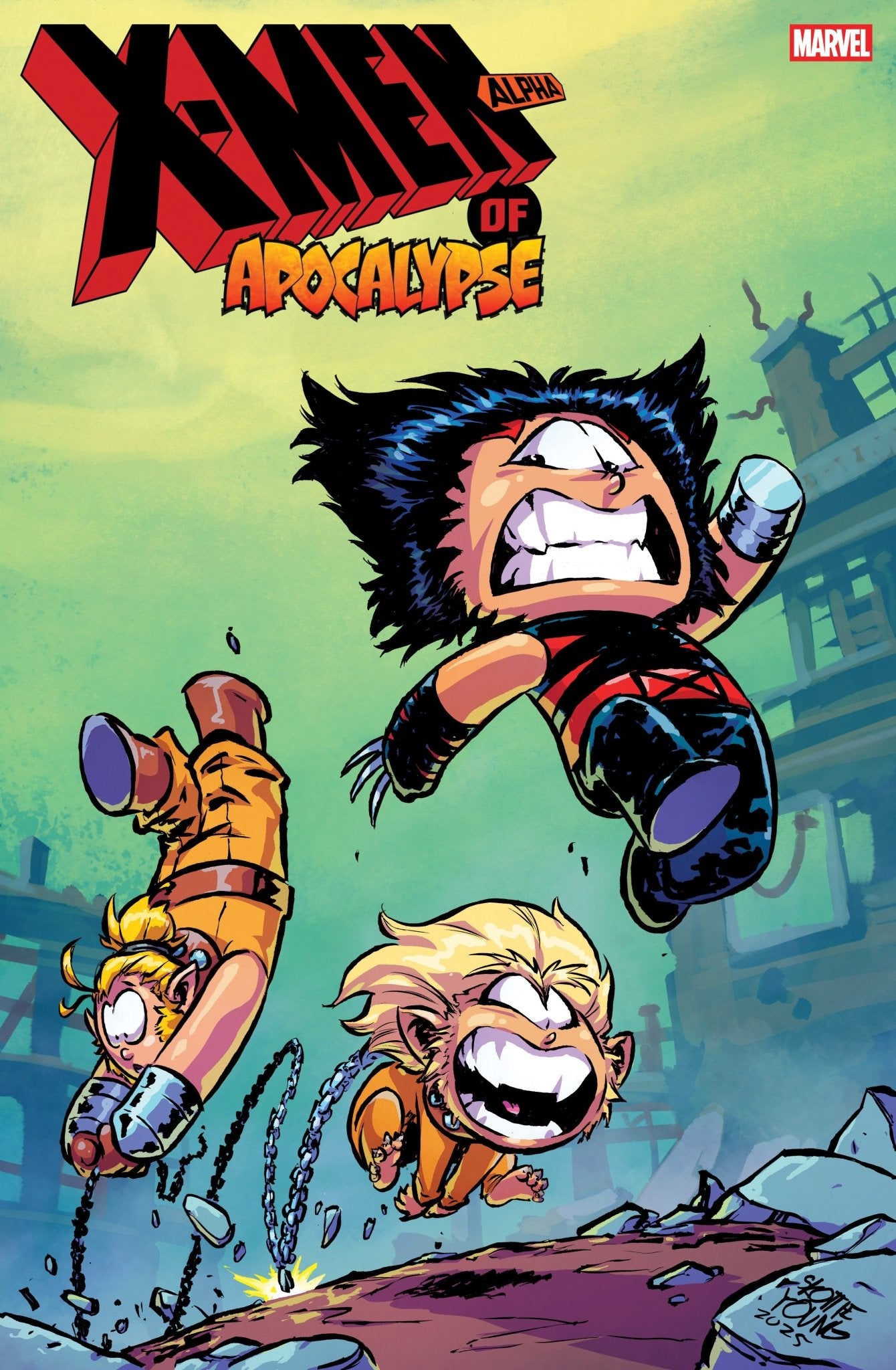 X-Men de Apocalipsis Alfa n.º 1 Variante de Skottie Young