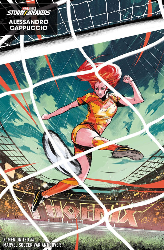 X-Men United 4 Alessandro Cappuccio Marvel Soccer Variant - Cadets Toys & Comics