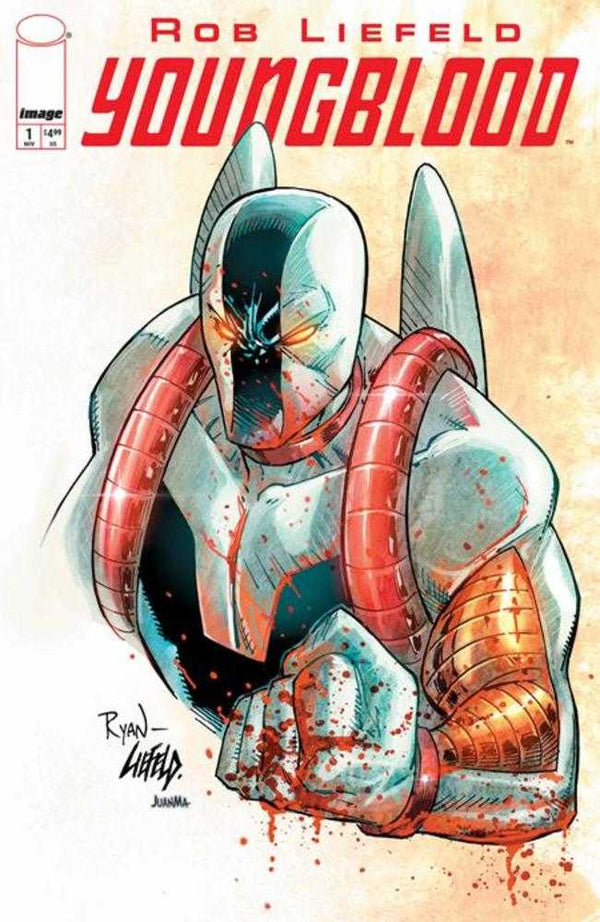 Youngblood #1 (2025) Portada F Variante de Ryan Ottley