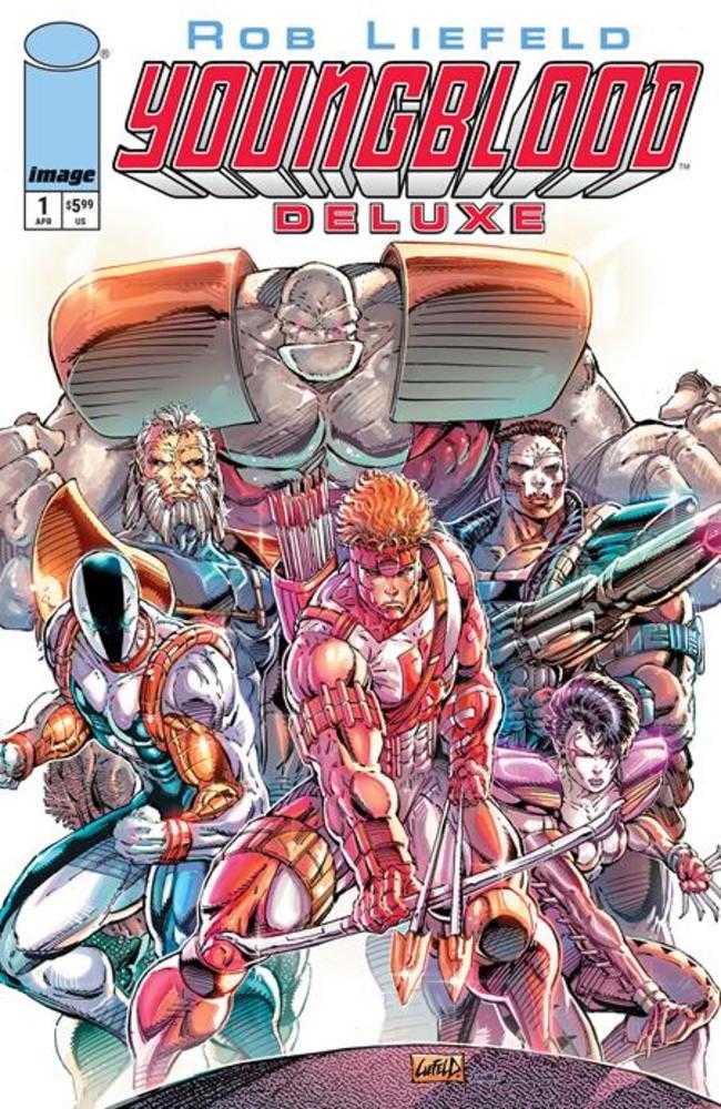 Youngblood Deluxe 1 Cover B Rob Liefeld Foil Variant - Cadets Toys & Comics