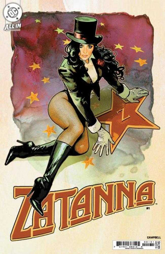 Zatanna 1 (Of 6) Cover C Sozomaika Card Stock Variant - Cadets Toys & Comics