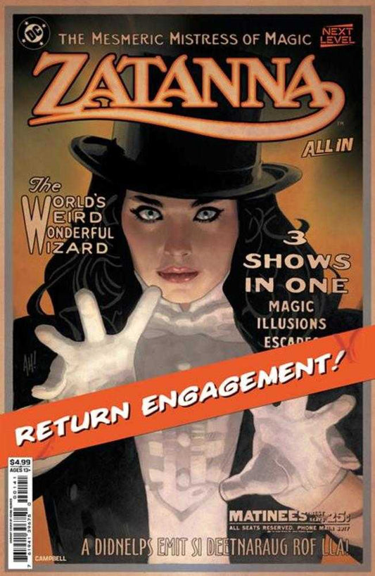 Zatanna (2026) 1 Cover C Adam Hughes Card Stock Variant - Cadets Toys & Comics