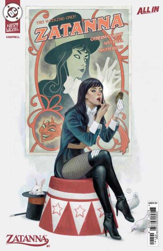 Zatanna (2026) 1 Cover G 1 in 25 Julian Totino Tedesco Card Stock Variant - Cadets Toys & Comics