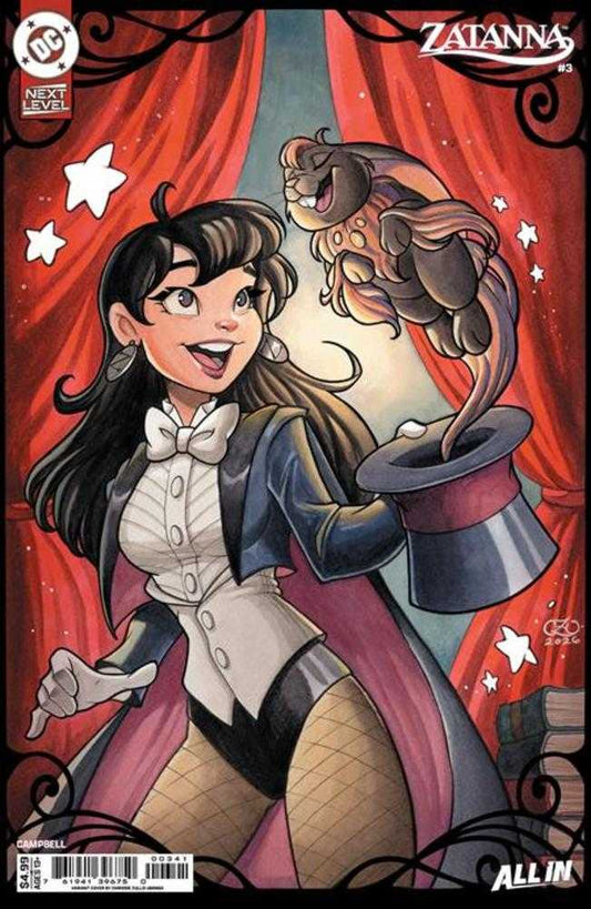Zatanna (2026) 3 Cover D Chrissie Zullo Uminga Card Stock Variant - Cadets Toys & Comics