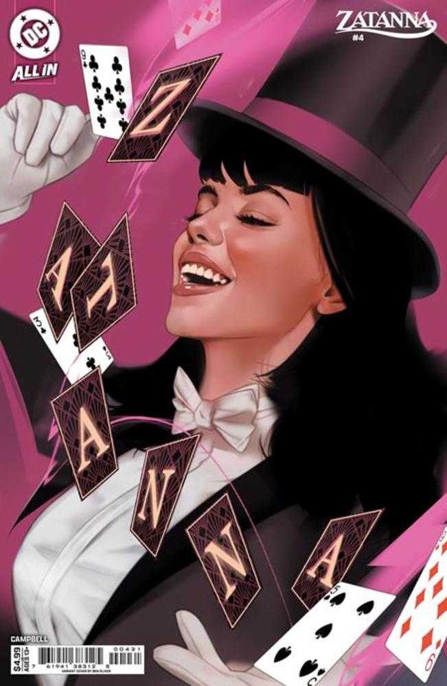 Zatanna n.° 4 (de 6) Portada B Ben Oliver Variante en cartulina
