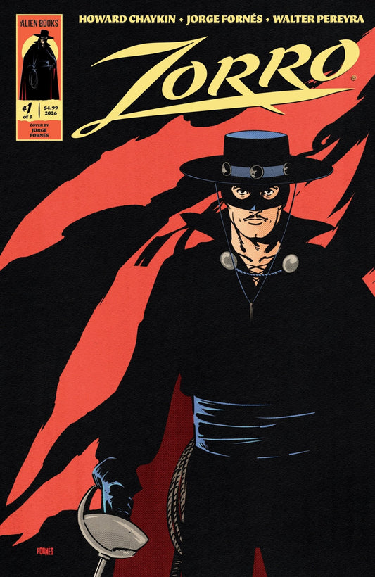 Zorro 1 Cover A (Fornés) - Cadets Toys & Comics