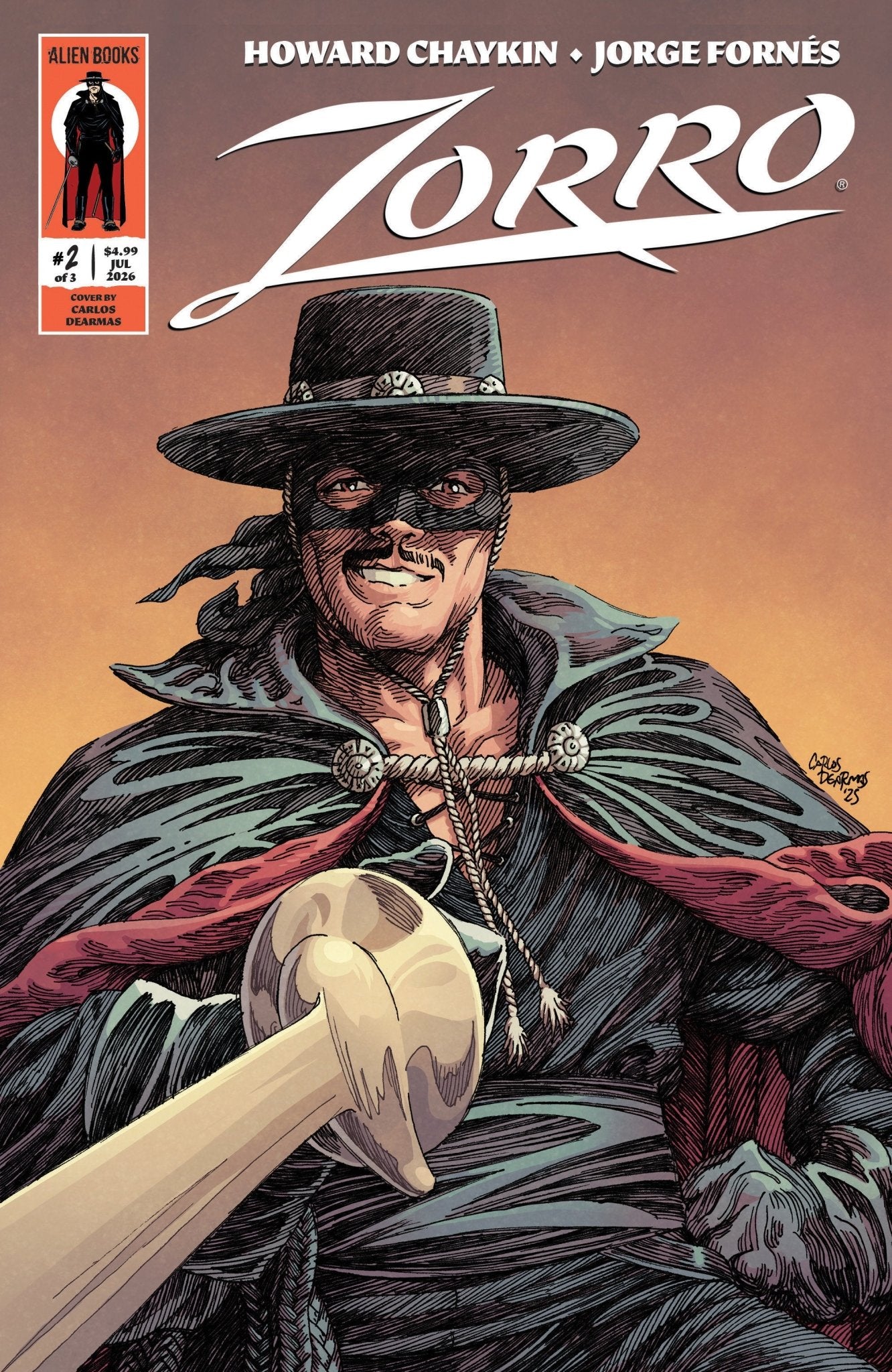 Zorro 2 Variant B (Dearmas) - Cadets Toys & Comics