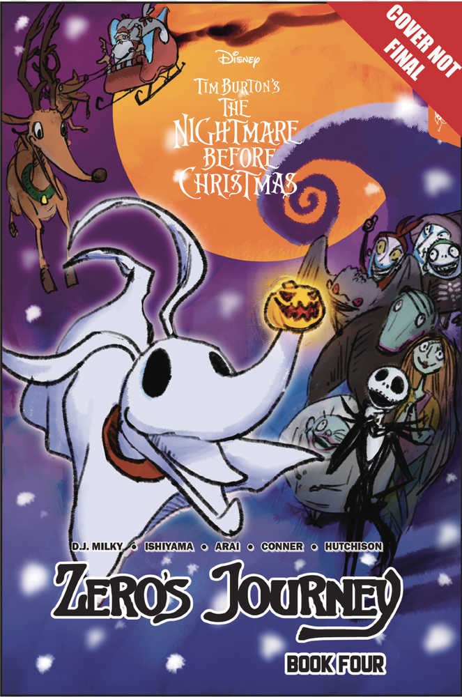 Disney Manga Nightmare Christmas Zeros Journey TPB Volume 04