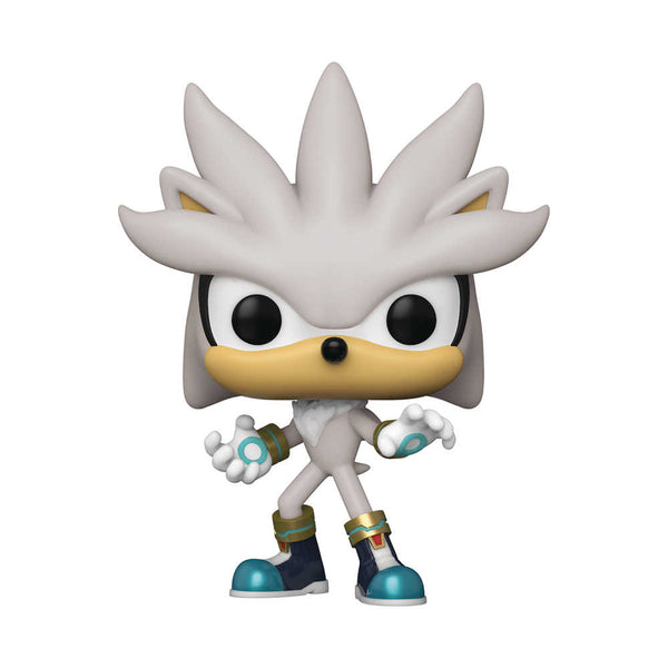 Pop Games Sonic 30th Silver The Hedgehog Vinyl Figure